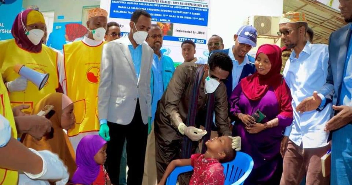 Madaxweyne ku-xigeenka Jubbaland Oo daah furay Ololaha Tallaalka Jadeecada