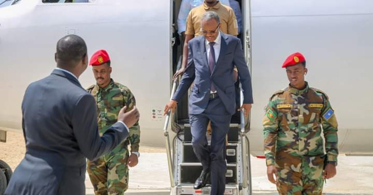 Madaxweynaha Koonfur-galbeed oo gaaray Baraawe