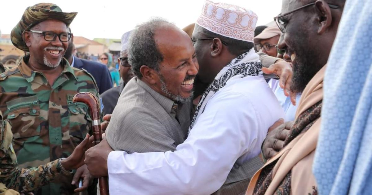 Madaxweyne Xasan Sheekh Oo Gaaray Magaalada Baxdo “SAWIRRO”