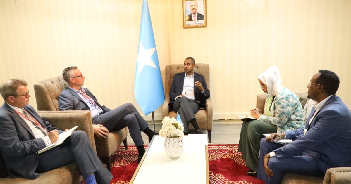 Wasiirka Gaashaandhigga Soomaaliya Oo Kulamo Gaar Gaar Ah La Qaatay Safiirada Dalalka Jarmalka iyo Kenya Ee Soomaaliya