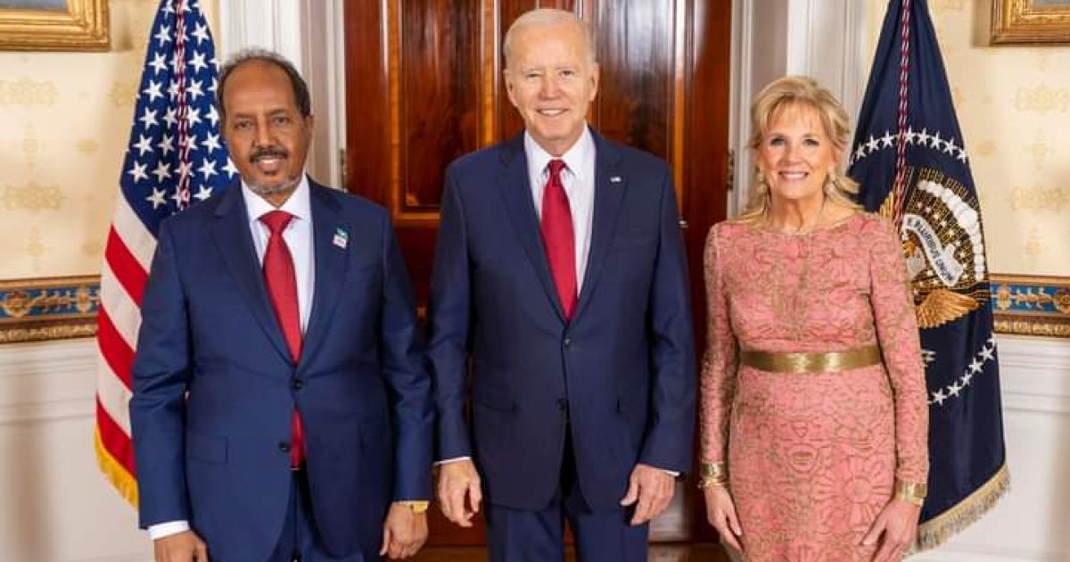 Madaxweyne Xasan Sheekh Oo La Kulmay Dhiggiisa Dalka Mareykanka