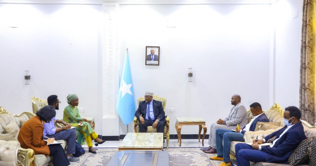 Guddoomiyaha Golaha Shacabka oo la kulmay Ku-xigeenka Ergeyga Gaarka ah QM u qaabilsan Soomaaliya