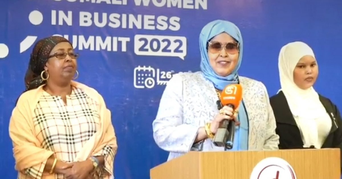 Marwada Madaxweynaha Dalka oo daahfurtay Shirweynaha Ganacsiga Haweenka