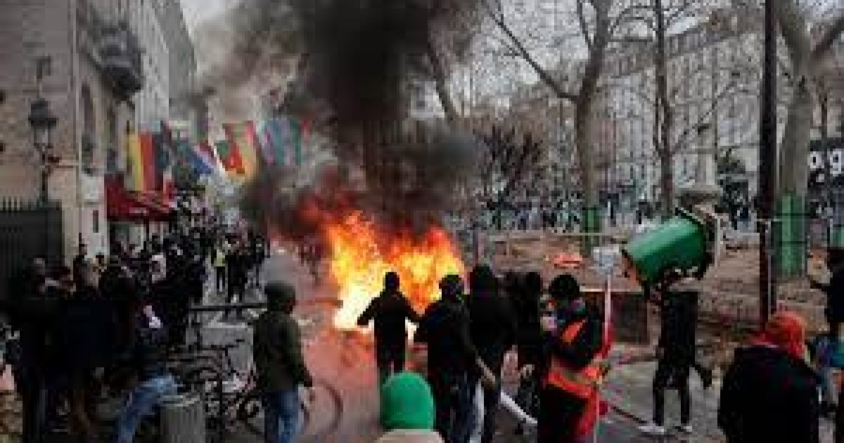 Rabshadihii ka dhacay Magaalada Paris oo kordhay