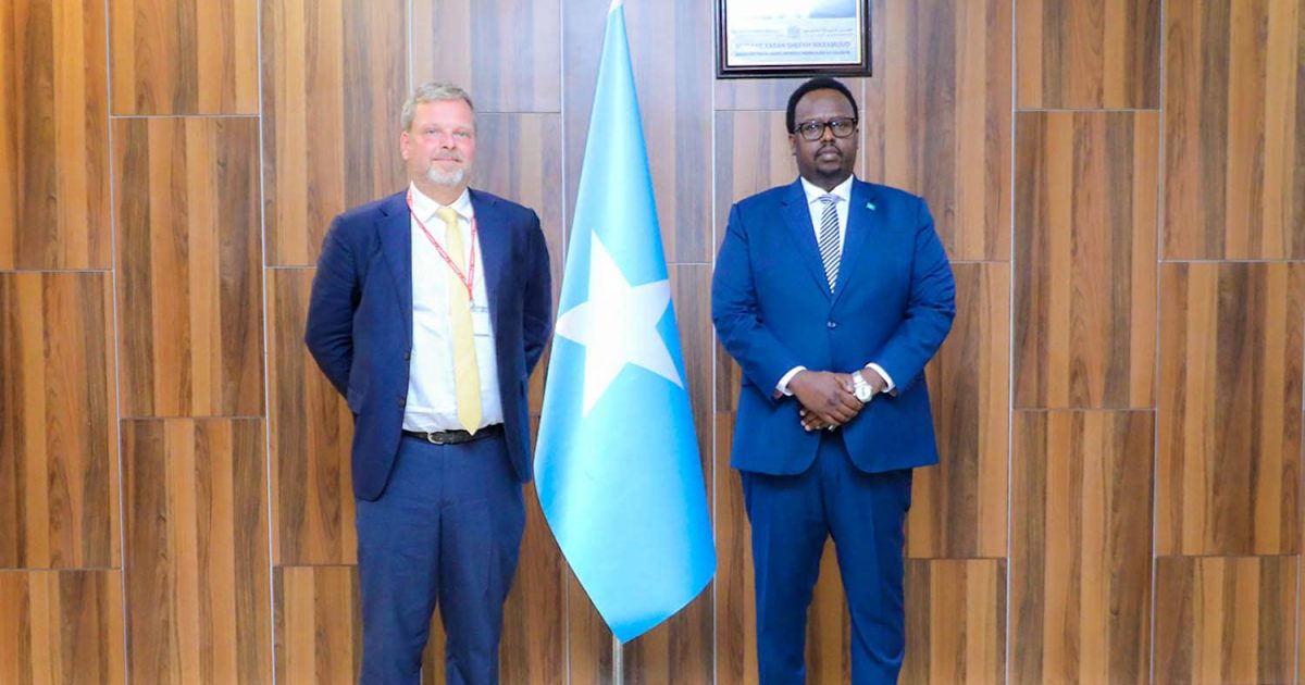 Ra’iisul Wasaare Ku-Xigeenka Oo Xafiiskiisa Ku Qaabilay Safiirka Dalka Denmark