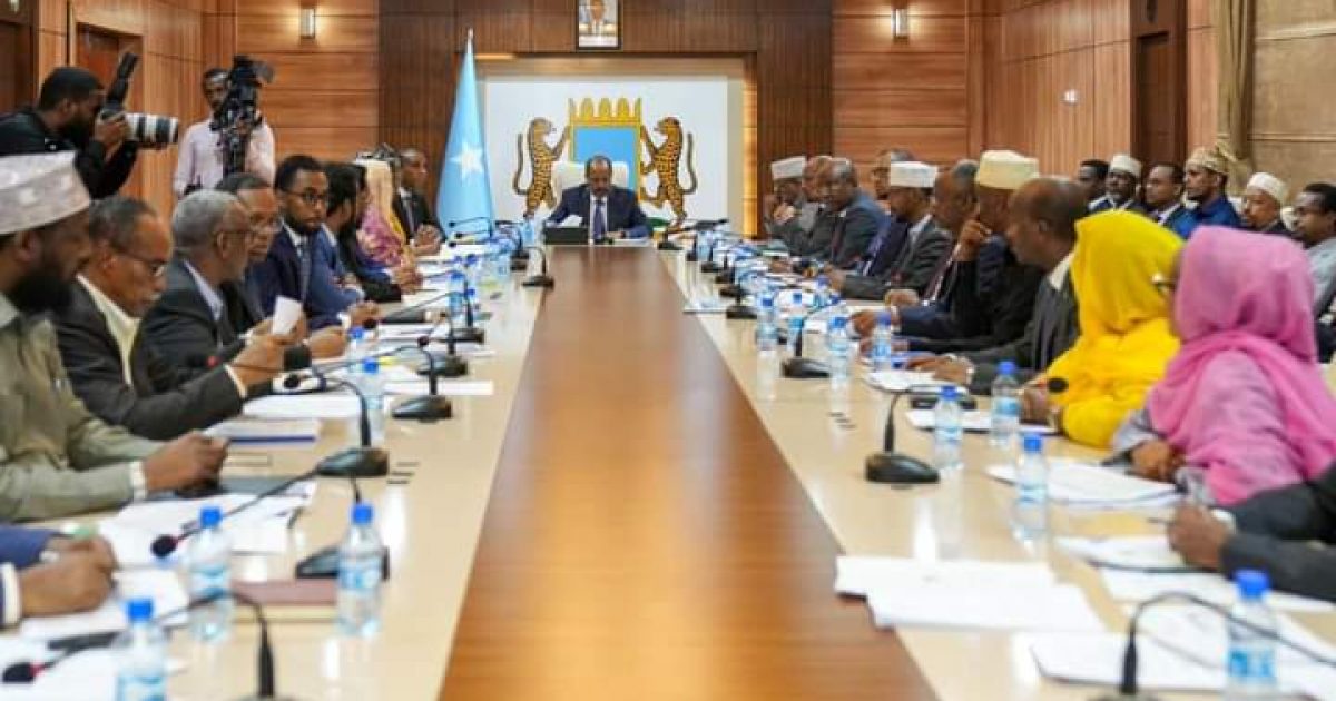 Madaxweynaha JFS oo Guddoomiyey Shirka golaha Wasiirada