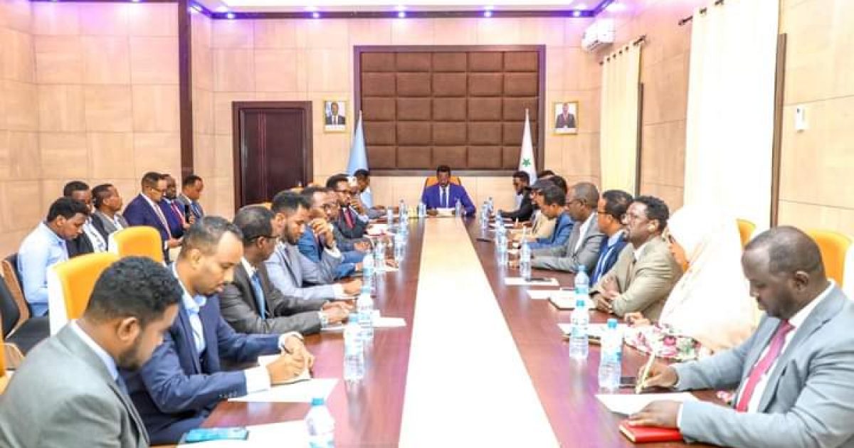 Shirka Golaha Wasiirada Galmudug oo lagu soo bandhigay qorshe howleedka sanadka 2023