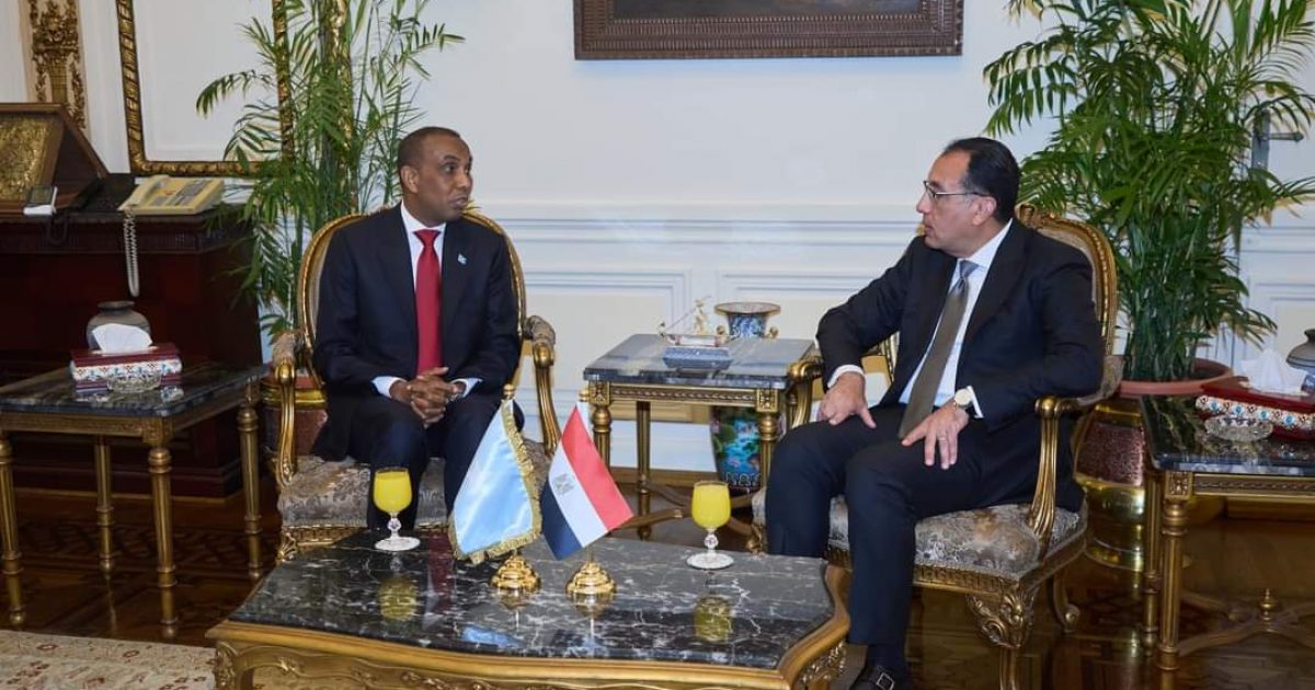 Ra’iisul Wasaare Xamse Oo La Kulmay Dhiggiisa Dalka Masar Ra’iisul Wasaare Mostafa