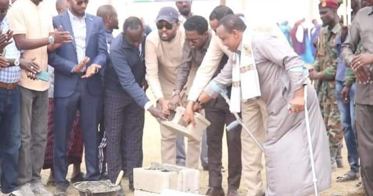 Garoonka kubadda cagta Dr Ayuub ee Degmada Balcad oo la dhagax dhigay “SAWIRRO”