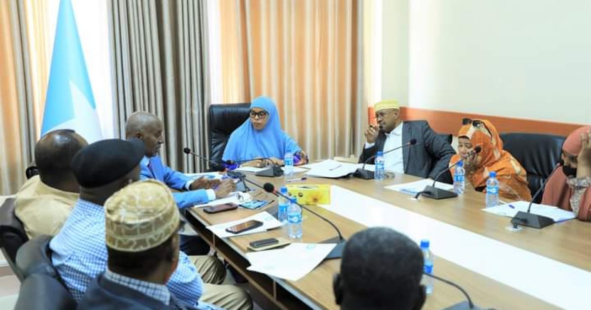 Guddiga Arrimaha Gudaha Aqalka Sare oo la kulmay Guddiga Madaxa bannaan ee Dib-u-heshiisinta Qaranka