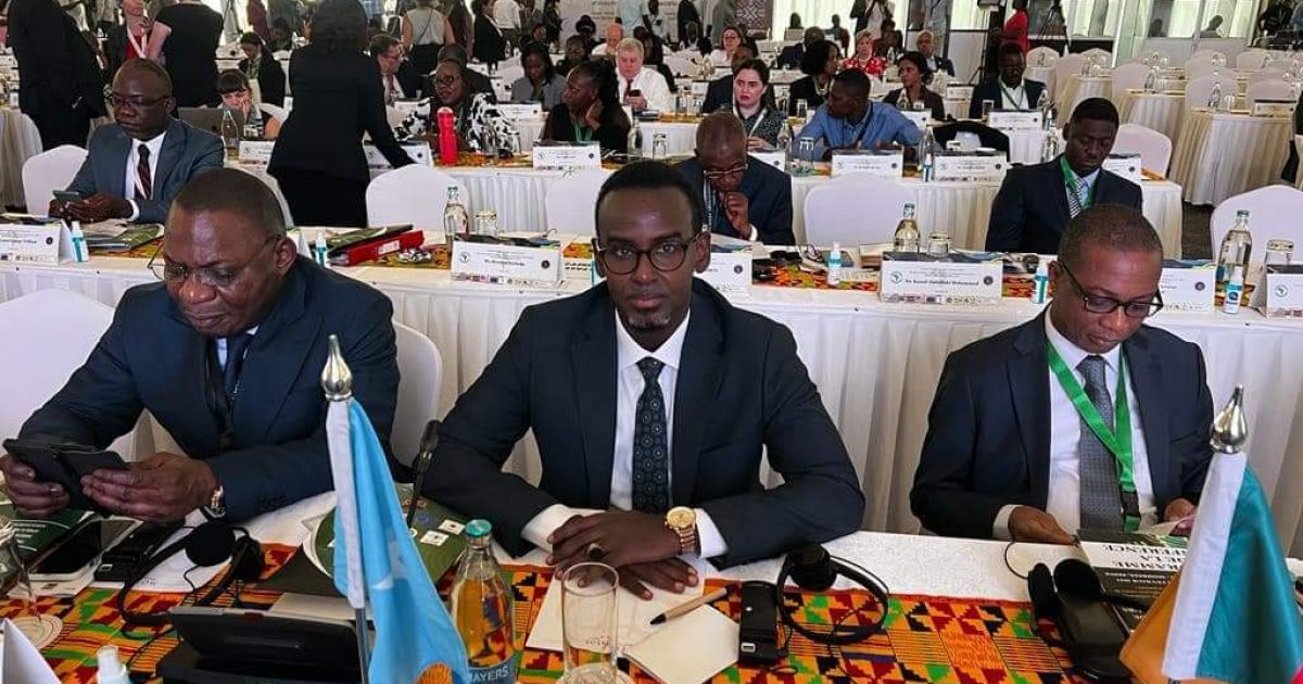 Suleymaan Maxamed oo ka qeybgalaya shir xeer ilaaliyayaasha Afrika