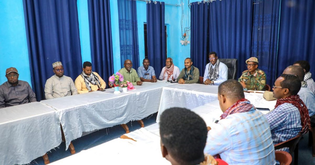 Madaxweynaha Galmudug iyo Wasiirka Gaashaandhigga oo gaaray Magaalada Hobyo ee Gobolka Mudug