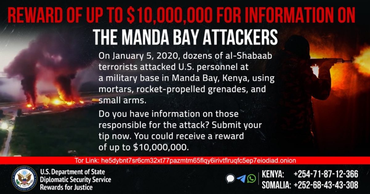 Mareekanka oo abaal marin siindoona cidii keenta xogta shaqsiyaad Argagaxisada katirsan