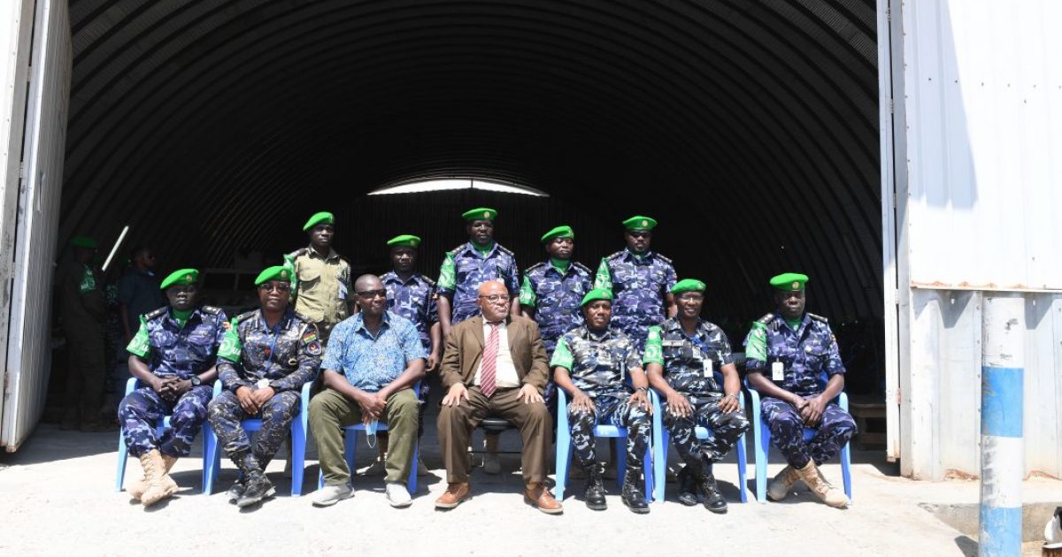 ATMIS honors Uganda Police personnel for service in Somalia