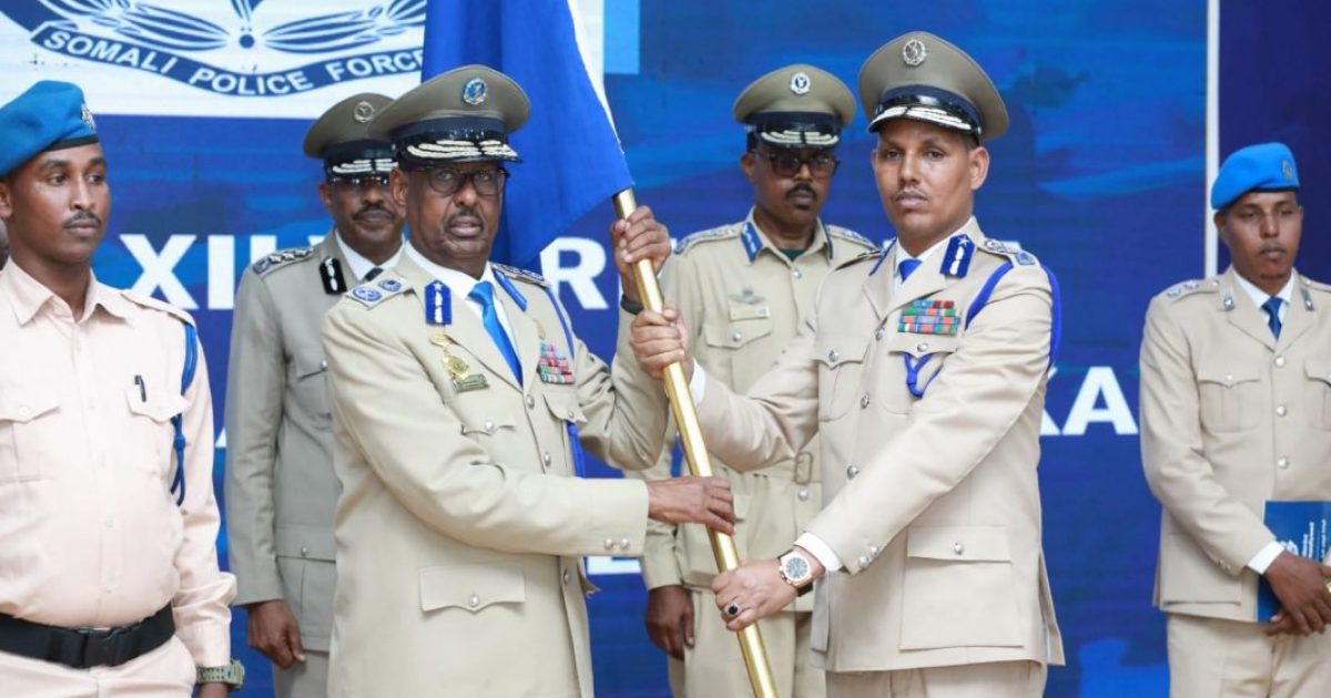 Taliyaha cusub ee Ciidanka Booliiska Soomaaliyeed oo xilka la wareegay