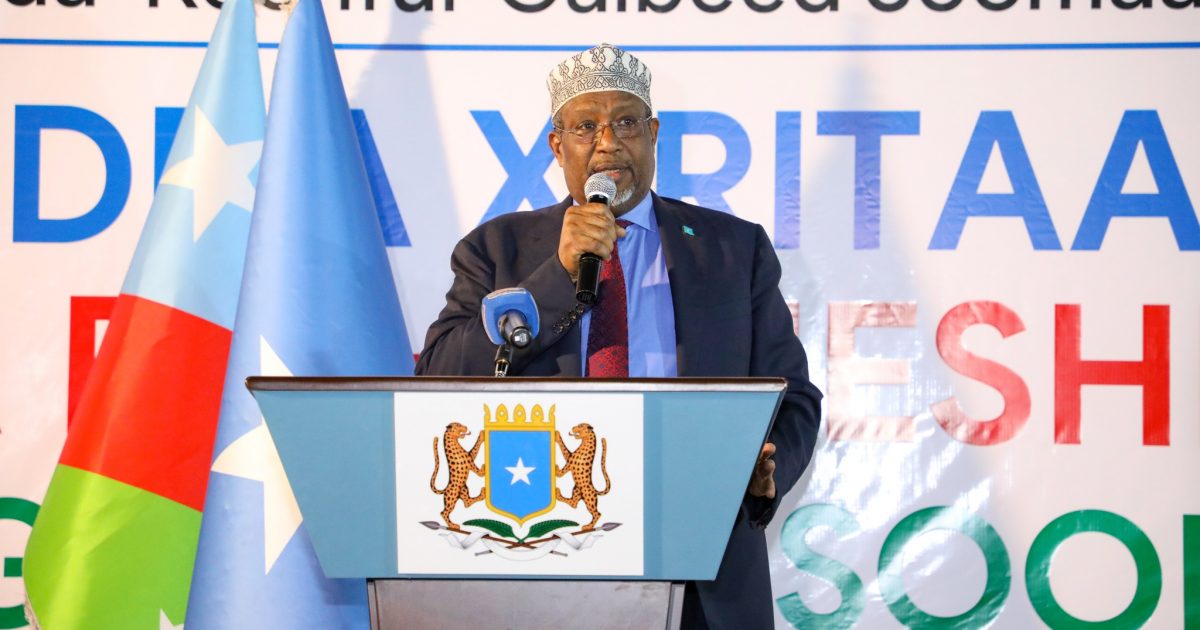 Guddoomiyaha Golaha Shacabka oo ka qeyb galay xafladda xiritaanka shirka dib u heshiisiinta koofur galbeed