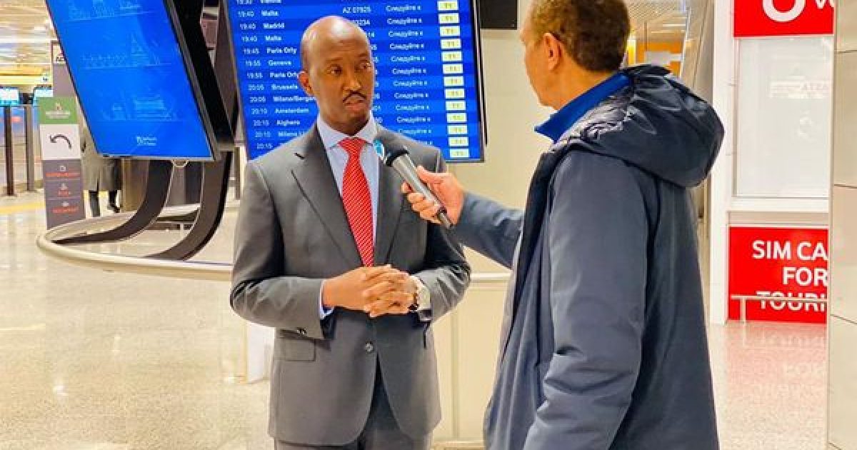 Wasiirka wasaaradda Kalluumeysiga X.F.S iyo wafti uu hoggaaminayo oo gaaray magaalada Rome