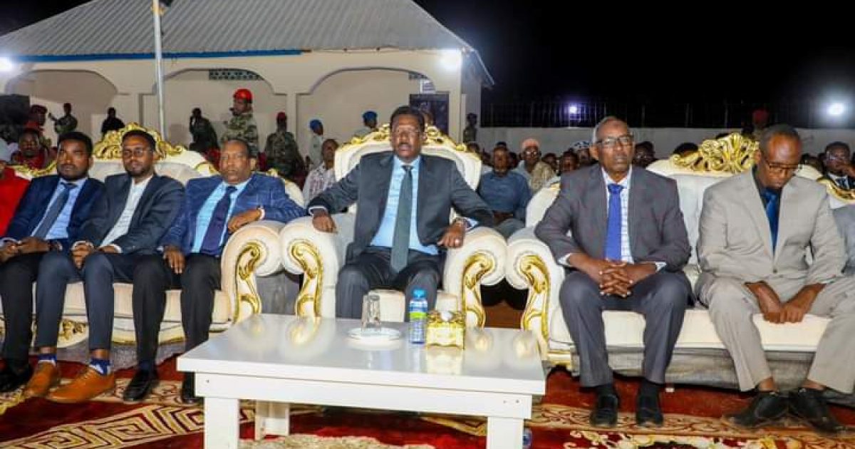 Madaxweynaha Galmudug oo ka qeybgalay caleema saarka guddoonka cusub ee degmada Balanbal