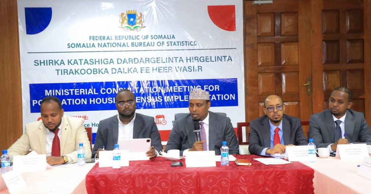 Wasiirka Qorsheynta XFS oo furay shirka looga hadlaayo Tirakoobka Shacabka Soomaaliyeed