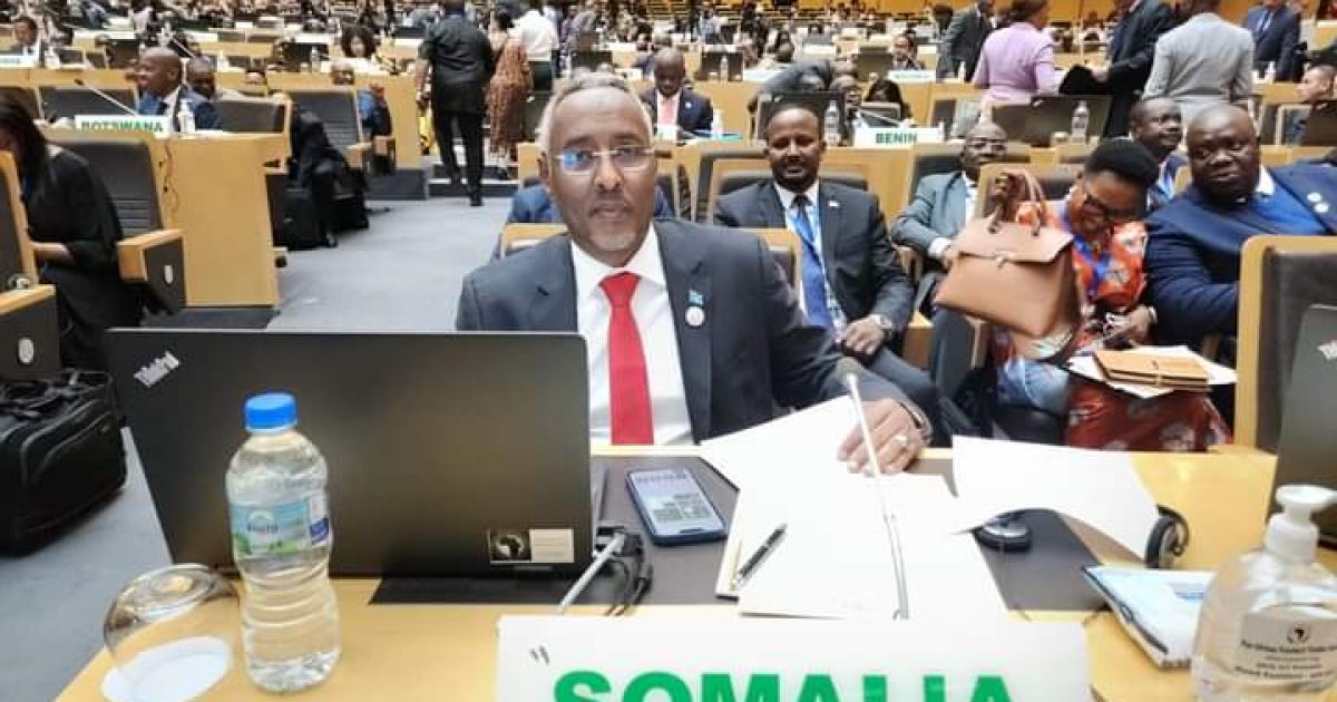 Wasiirka arrimaha dibadda Soomaaliya oo shir muhiim ah uga qeybgalay Addis Ababa