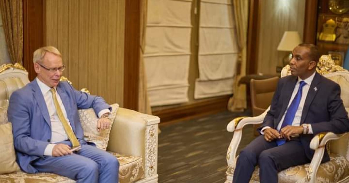 Ra’iisul Wasaare Xamse oo qaabilay Danjiraha Sweden ee Soomaaliya