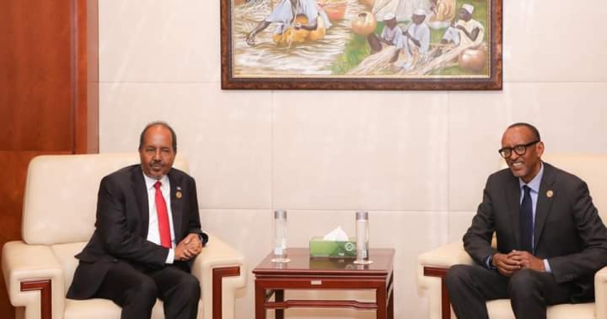 Madaxweynaha JFS oo kulan la qaatay dhiggiisa dalka Rwanda