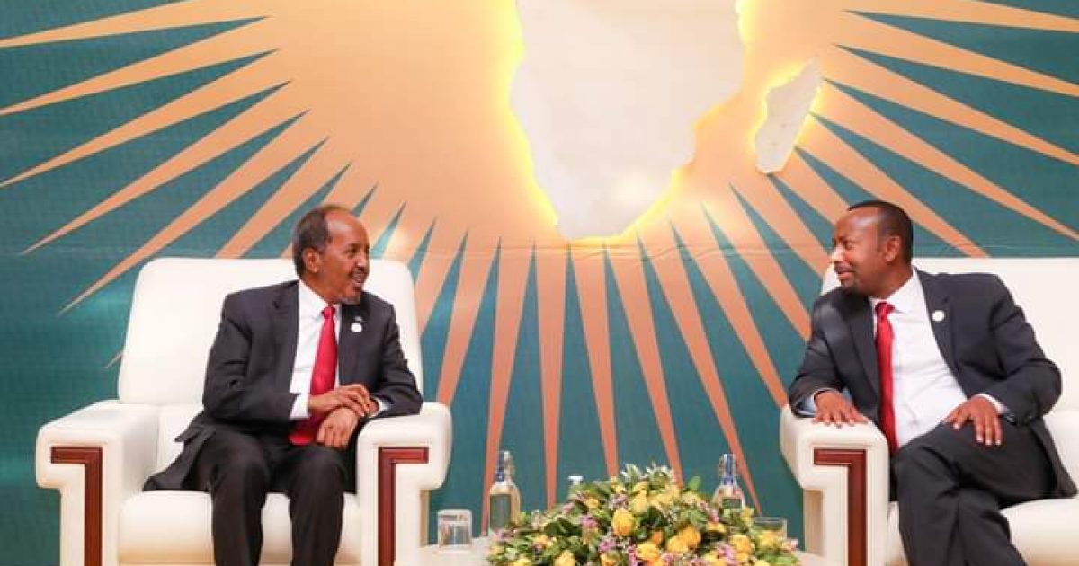 Madaxweyne Xasan Sheekh oo kulan doceed la qaatay Ra’iisul Wasaaraha Ethiopia