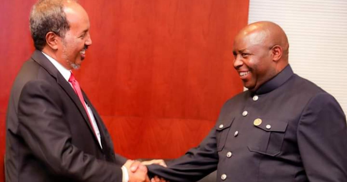 Madaxweynaha Soomaaliya oo kulamo la yeeshay Madaxweynayaasha Burundi iyo Tanzania