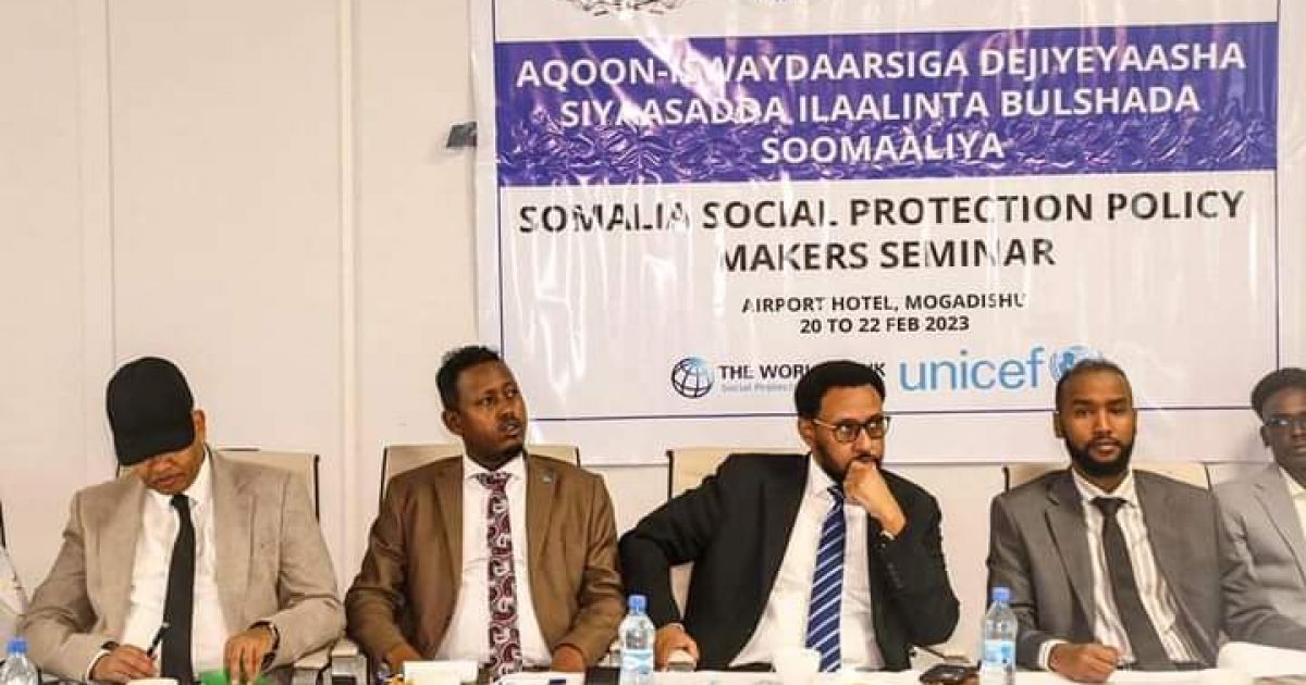 Dajinta Siyaasadaha Qaran ee Horumarinta Adeegga Bulshada oo laga hadlay