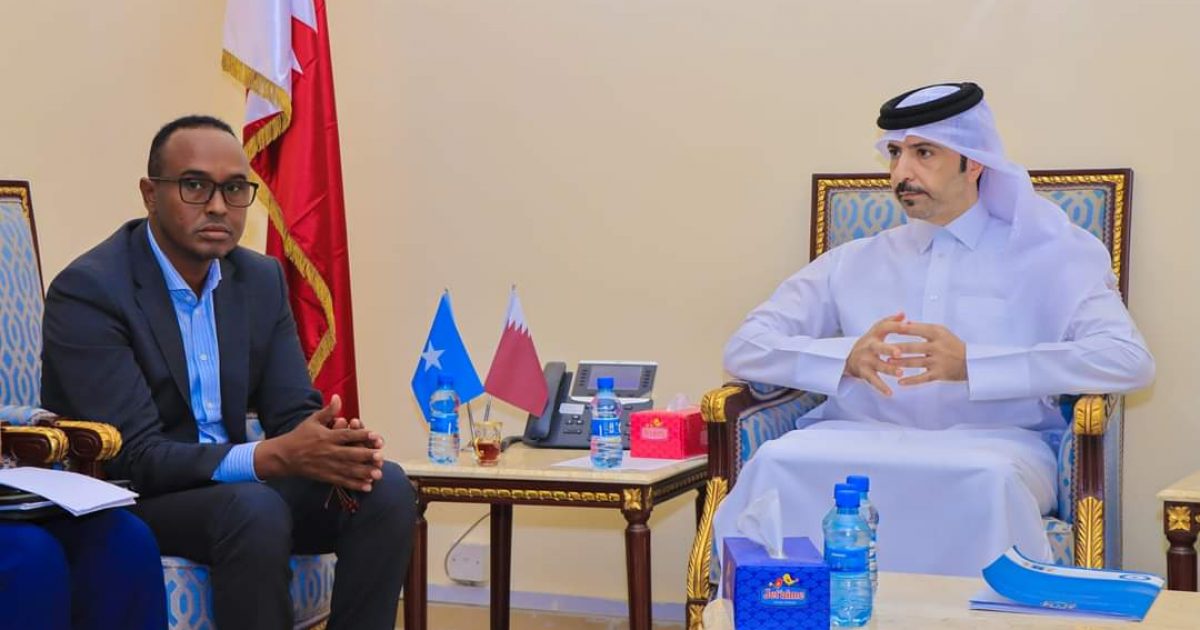 Guddoomiyaha Hay’adda Maareynta oo kulan la qaatay Safiirka Qatar