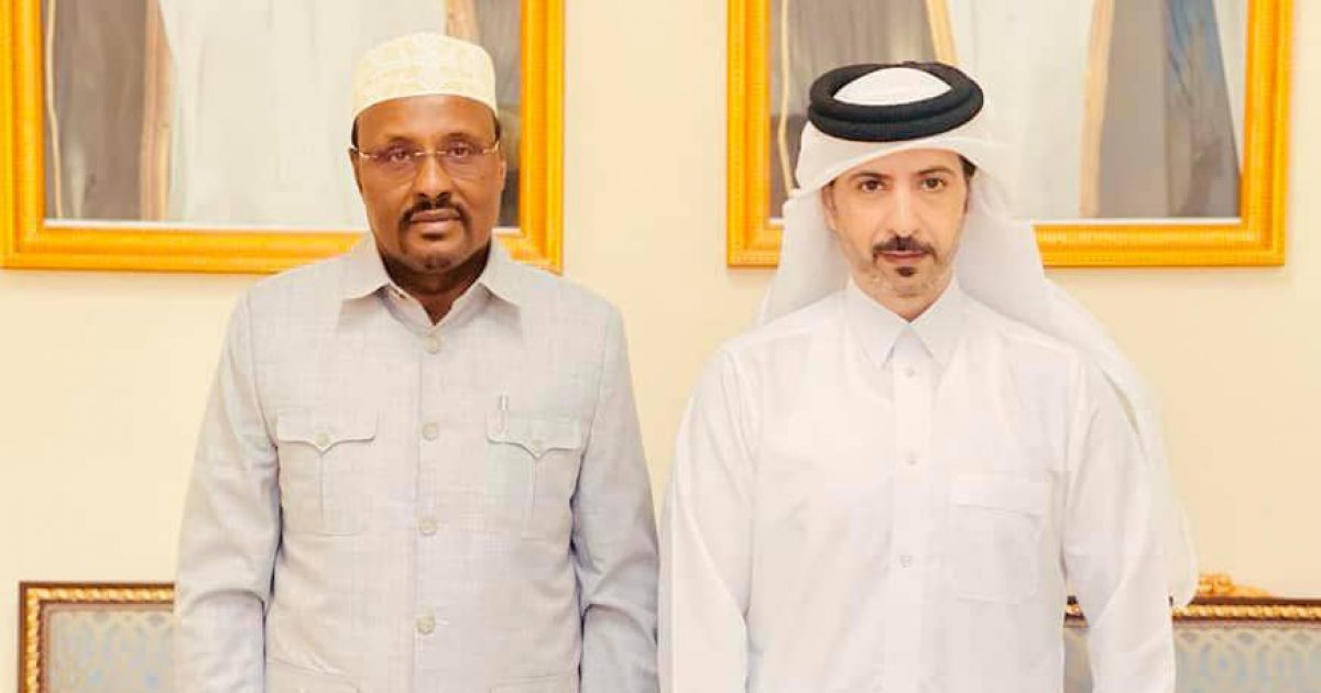 Galmudug State Speaker meets Qatari Ambassador