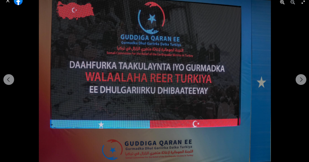Gobolka Banaadir iyo ganacsatada oo taageero u muujiyay shacabka Turkiga