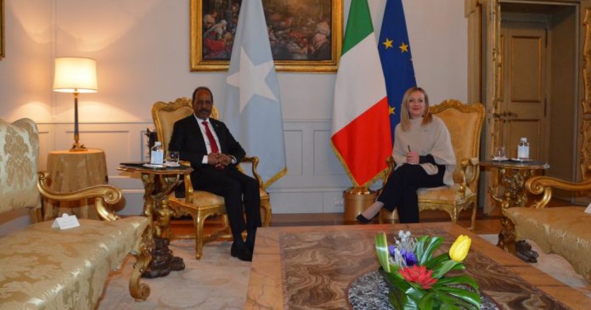 Madaxweynaha Soomaaliya oo kulan la yeeshay RW Talyaaniga