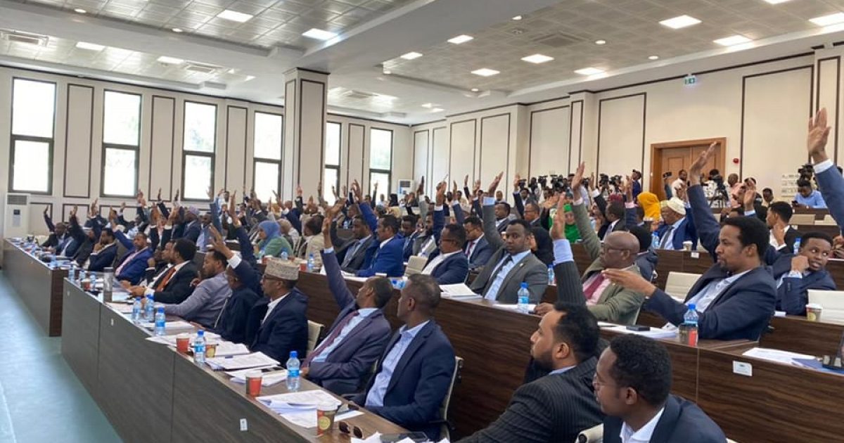 Xildhibaanada Golaha Shcabka oo ansixiyay Hindise Sharciyeedka la dagaalanka Argagixsada