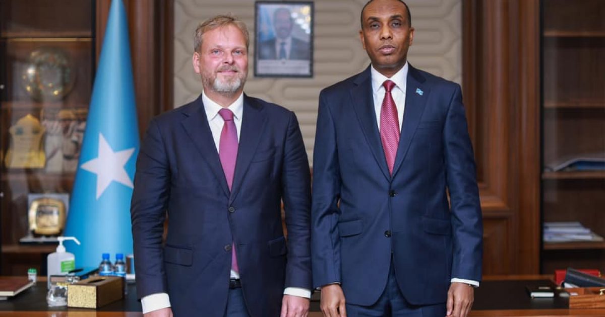 Ra’iisul Wasaaraha XFS oo Xafiiskiisa ku qaabilsay Danjiraha Dowladda Denmark u fadhiya Soomaaliya