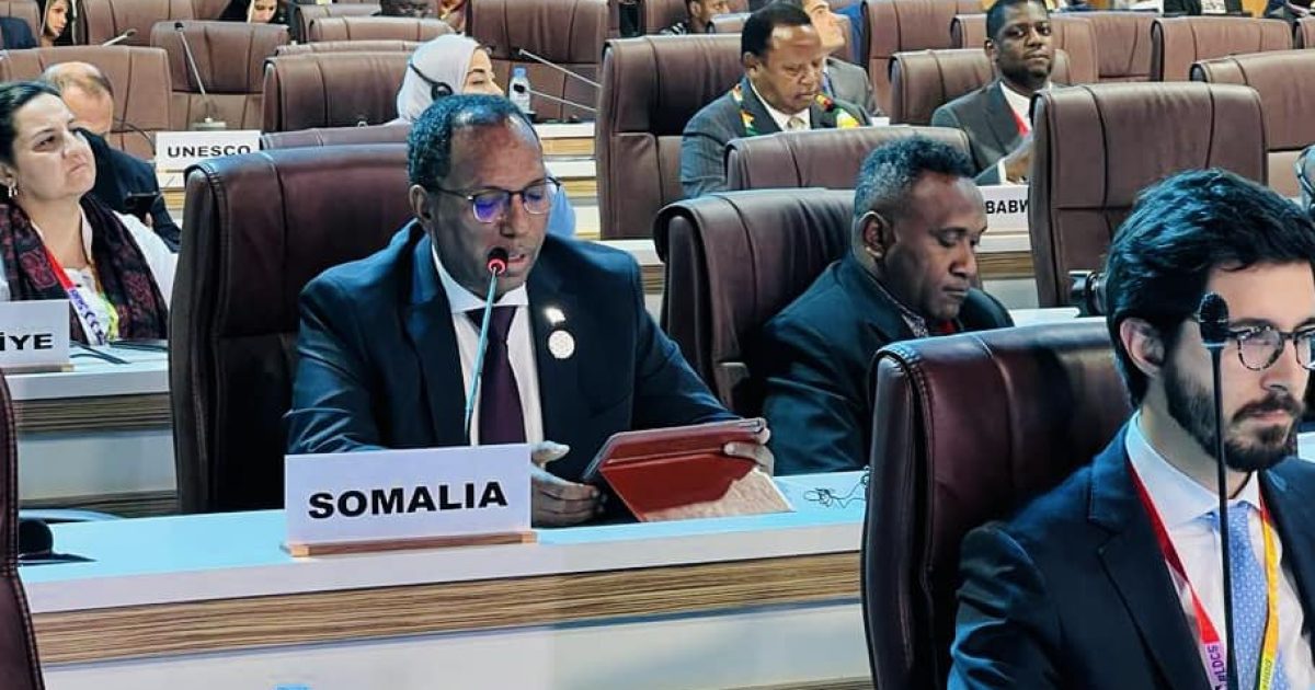 Wasiirka Maaliyadda XFS oo khudbad ka jeediyay shirka Qaramada midoobay ee dalalka soo koraya.