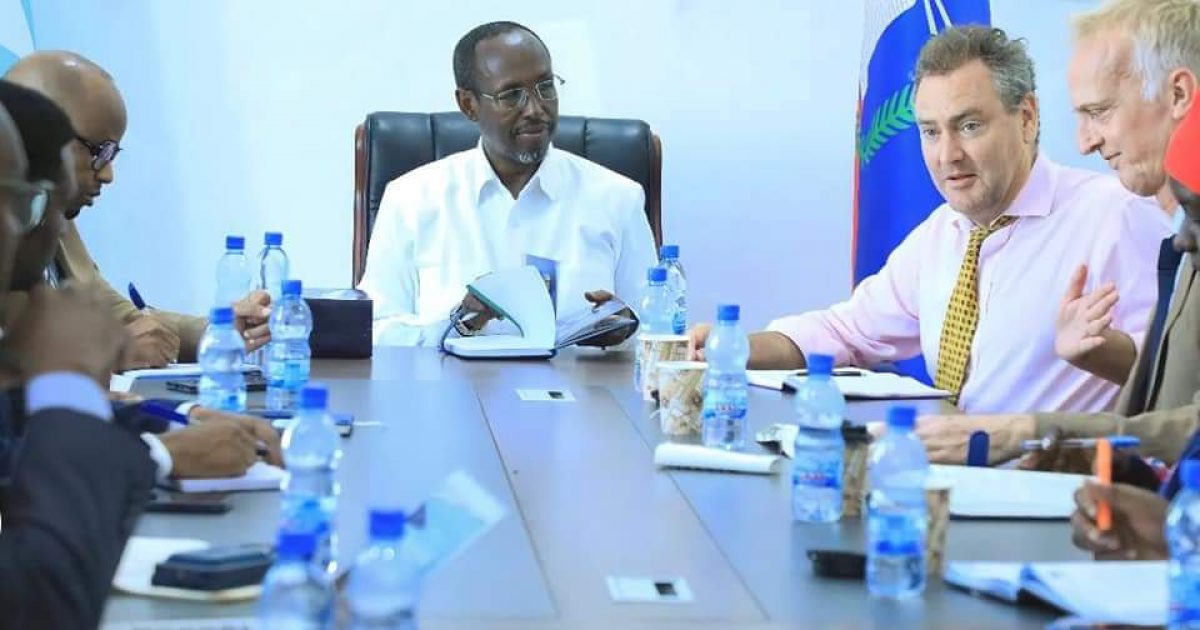 Duqa Muqdisho oo kulan la qaatay madax ka socotay Barnaamijka UN-JPLG