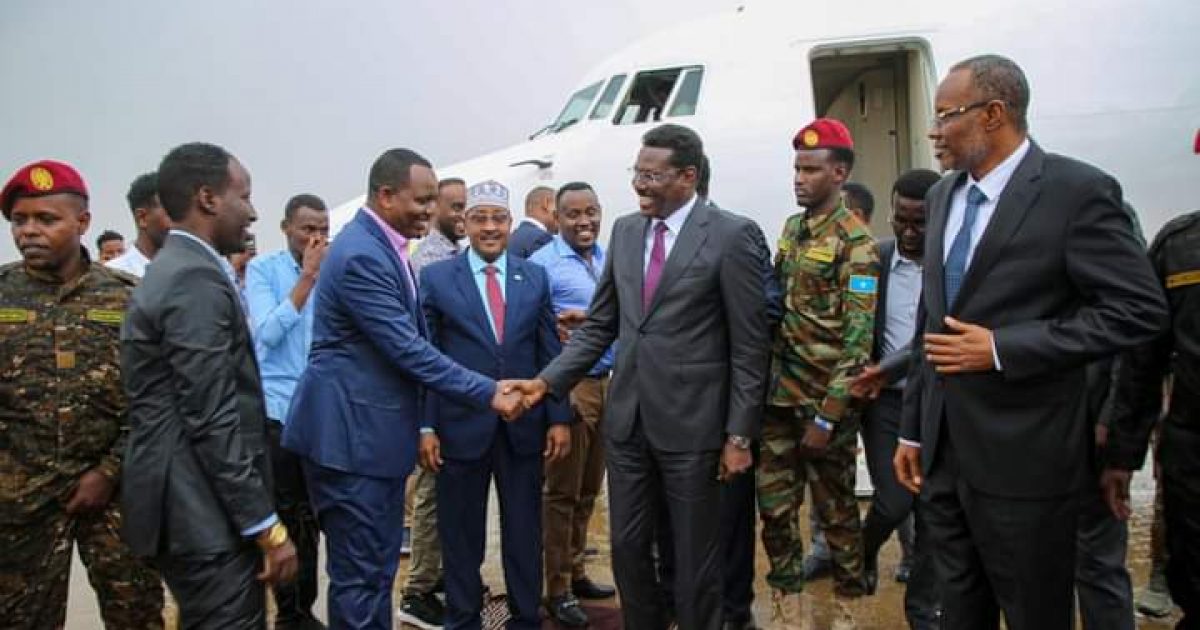 Madaxweynaha Galmudug oo gaaray Baydhabo “SAWIRRO”