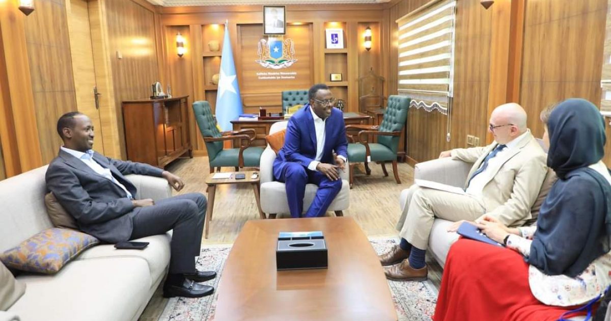 Wasiirka Caddaaladda XFS oo sagootiyay Madaxda hay’adda UNDP