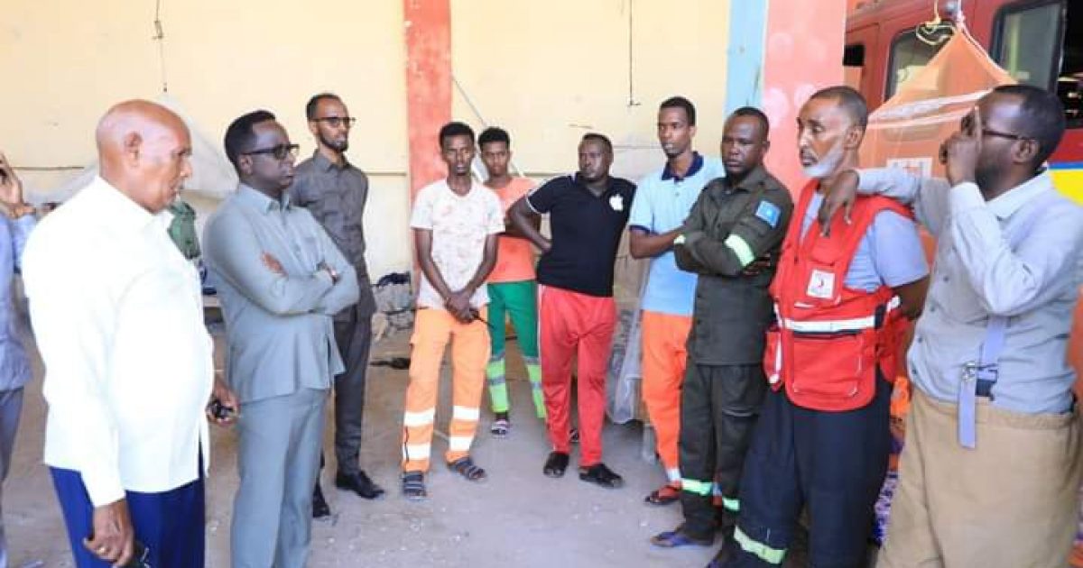 Guddoomiye Ku-xugeenka Amniga oo kormeeray xarunta Dab-damiska Gobolka Banaadir