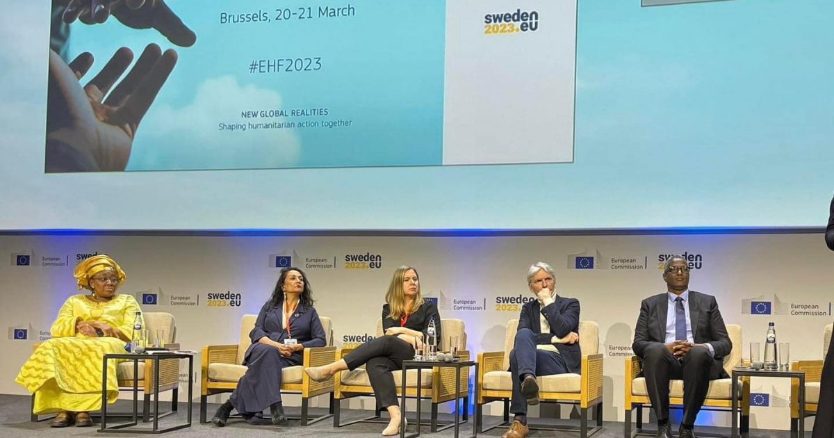 Ergeyga gaarka ah ee Madaxweynaha JFS u qaabbilsan gurmadka abaaraha oo ka qeyb galay madasha Bini’aaddannimada Yurub