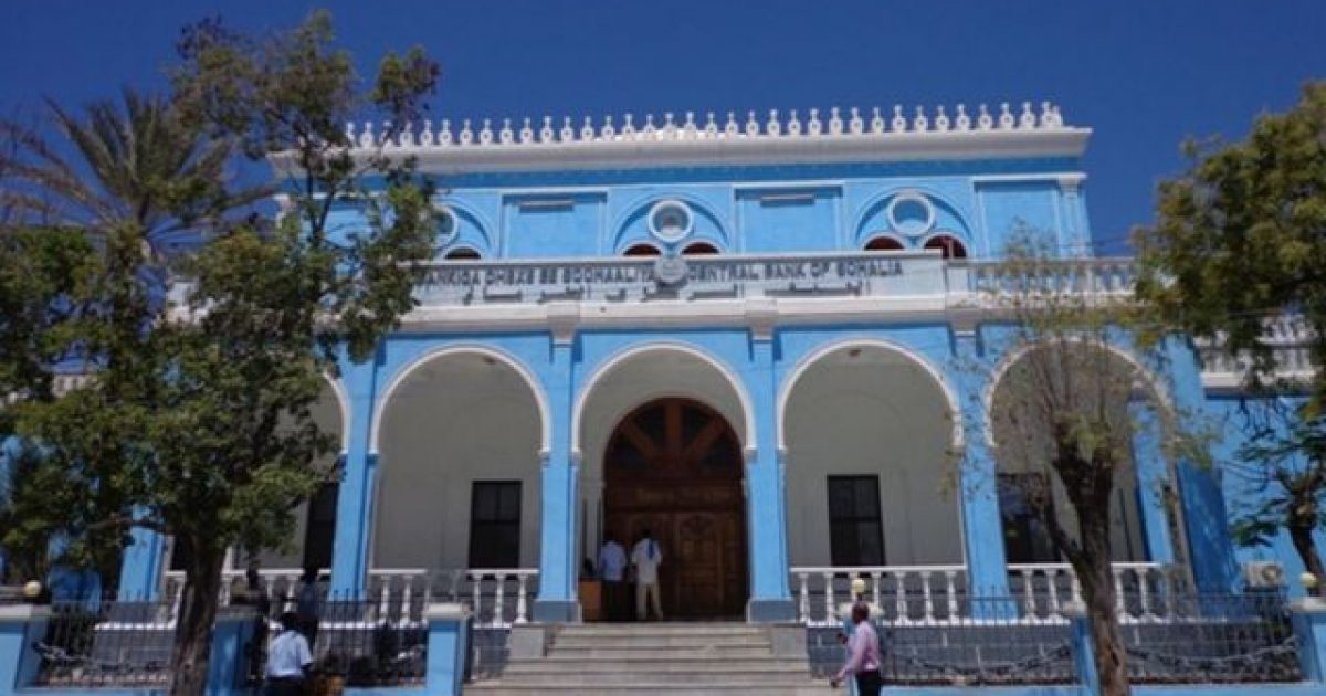 Bankiga dhexe oo dalka ka hirgeliyey lambar-Xisaabeedka Bangiyada Caalamiga ah