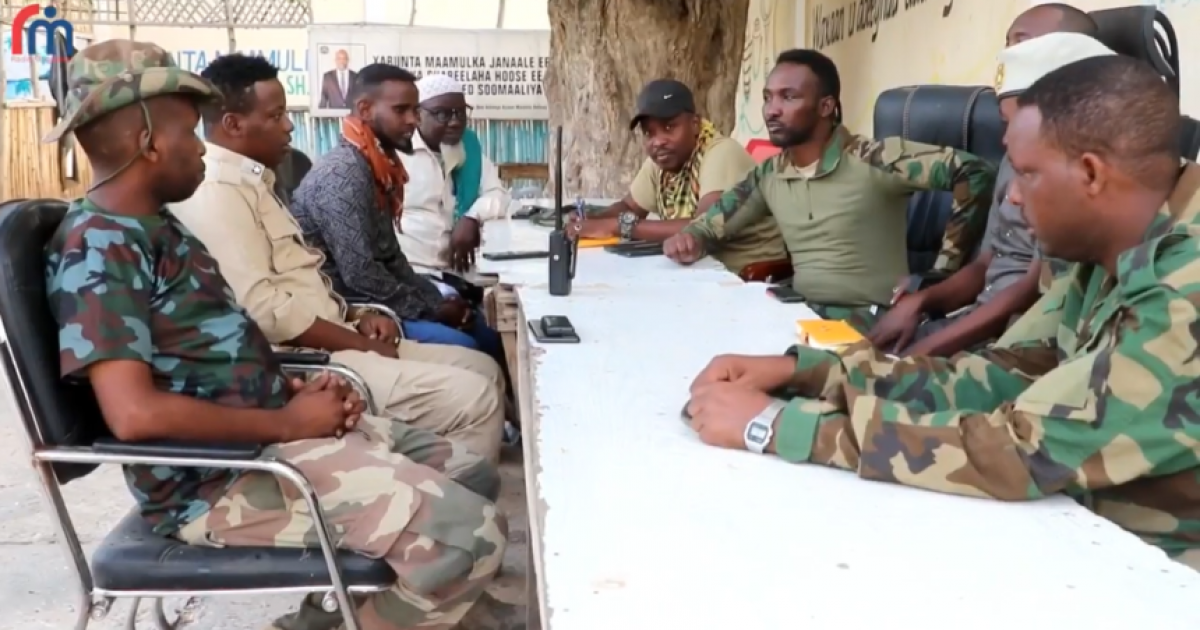 Kulan looga hadlayay amniga iyo howlgallada ka dhanka ah Khawaarijta oo lagu qabtay deegaanka Janaale gobolka Sh/Hoose.