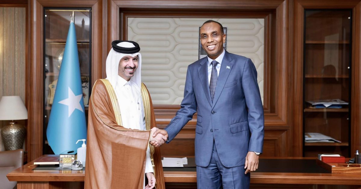 Ra’iisul Wasaaraha XFS oo xafiiskiisa ku qaabilay danjiraha Qatar