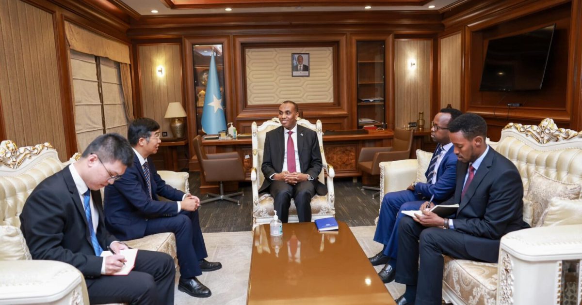 Ra’iisul Wasaare Xamse oo la kulmay Danjiraha Dowladda Shiinaha