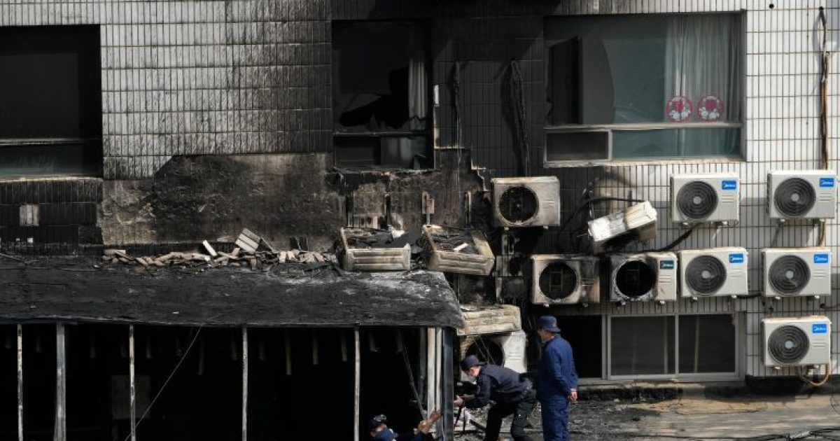 Dad ku dhintay dab ka kacay Isbitaal ku yaalla Shiinaha