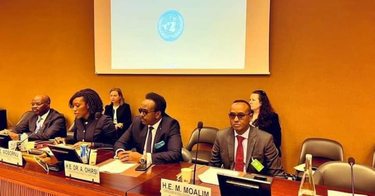 Shir looga hadlayay xàaladaha Beni’aadannimo ee Soomaaliya oo lagu qabtay Geneva “SAWIRRO”