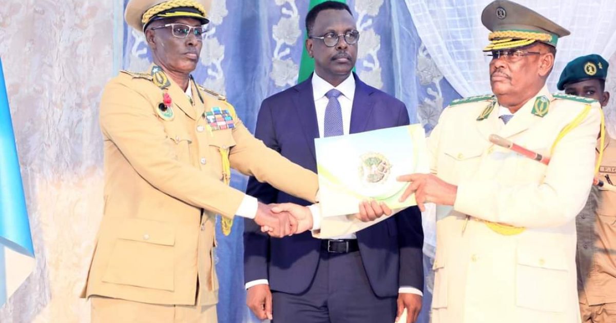 Taliyaha Ciidanka Asluubta Soomaaliyeed oo lagu wareejiyey xilka “SAWIRRO”