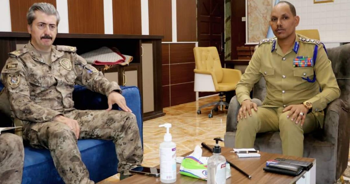 Somali Police Commissioner receives officials from Turkey