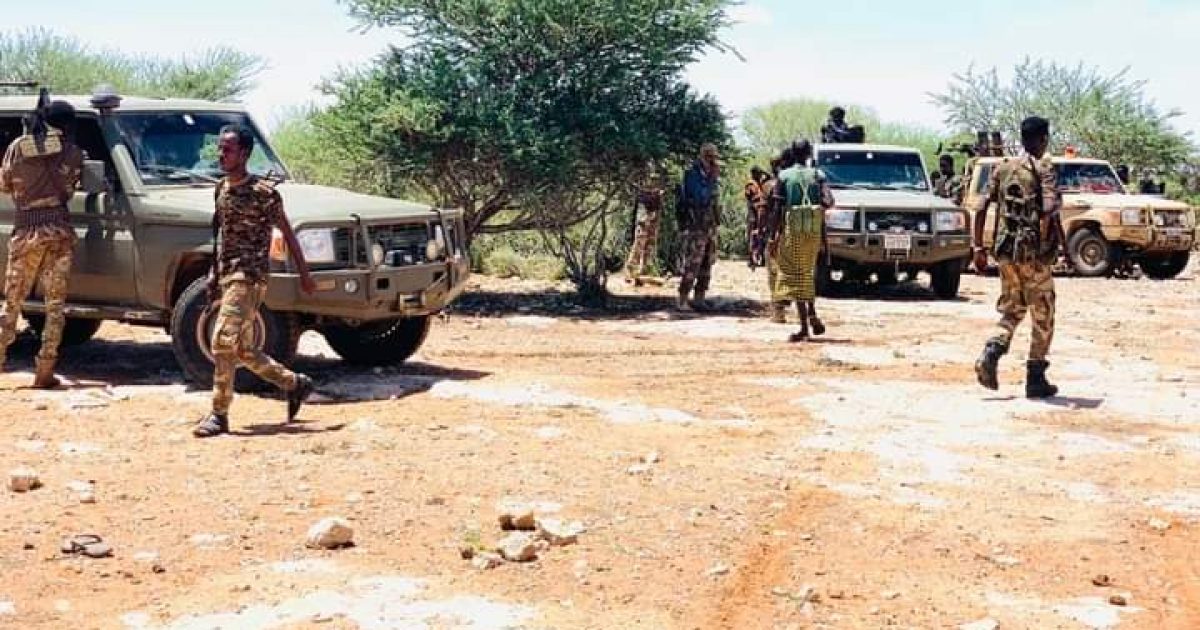 Ciidamada Kumaandooska Danab oo burburiyay fariisimo Khawaarijtu ku lahayd deegaanka Ceel Cali Gasle “SAWIRRO”